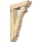 Ekena Millwork Balboa Slat Rough Sawn Bracket w/ Offset Brace, Douglas Fir, 6"W x 20"D x 32"H BKT0604X20X32BOA06RDF - alternate 1